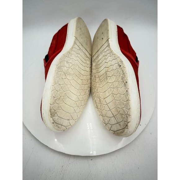 Jimmy Choo Men Size EU 43 US 10 Red Leather White Sole Slip On Casual Shoes main image 10